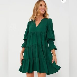 Pomander Place Tuckernuck Kenzo Dress in Emerald Green, size Large